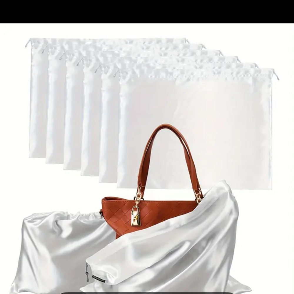 Set of 2 White Dust Bags